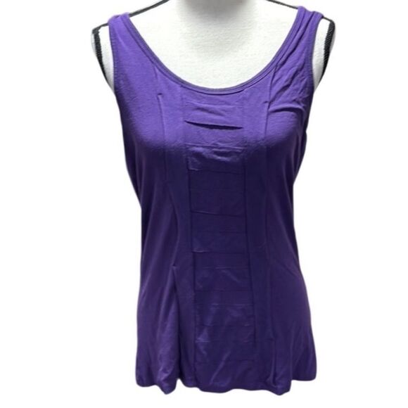 Fenn Wright Mason Sleeveless Scoop Neck Tank Top with Pleated Front Detail - Picture 1 of 4
